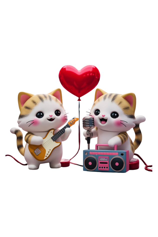 Crop Top - cat sing