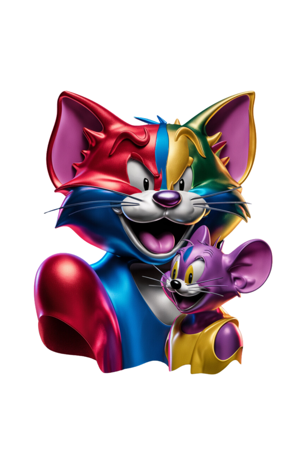 Crop Top - tom and jerry