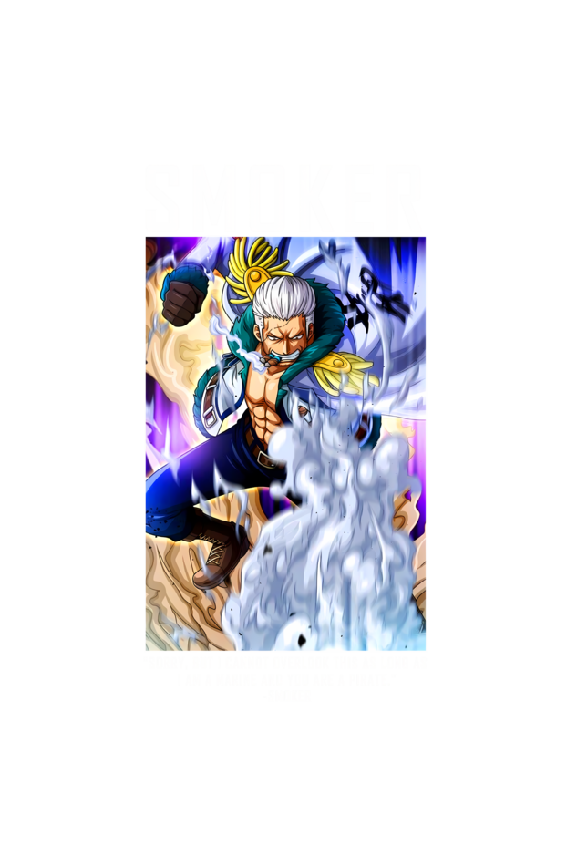 Terry Oversized T-shirt - One Piece SMOKER