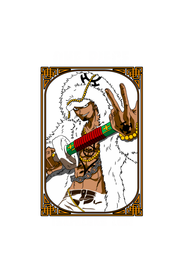 Regular Oversized T-shirt - One Piece- Law