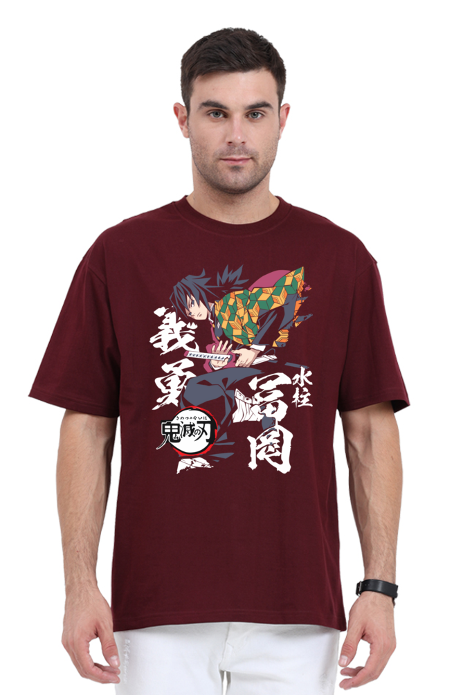 Regular Oversized T-shirt - One Piece DEMON SLAYER-21