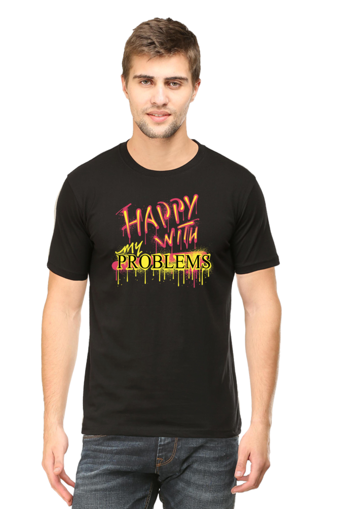 Regular T-Shirt -Happy With My Problems