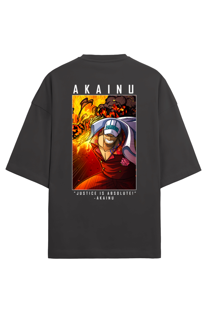 Terry Oversized T-shirt - One Piece AKAINU 01