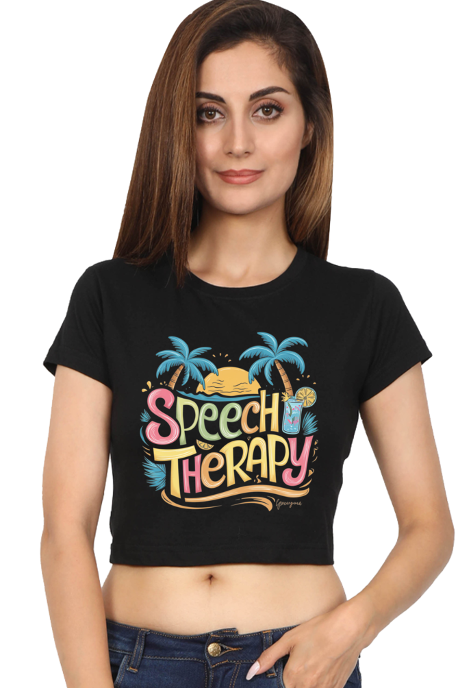 Crop Top - speech therapy