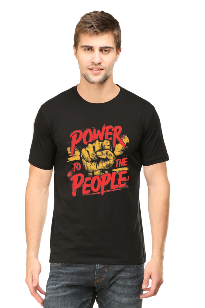 Regular T-Shirt - POWER TO THE PEOPLE