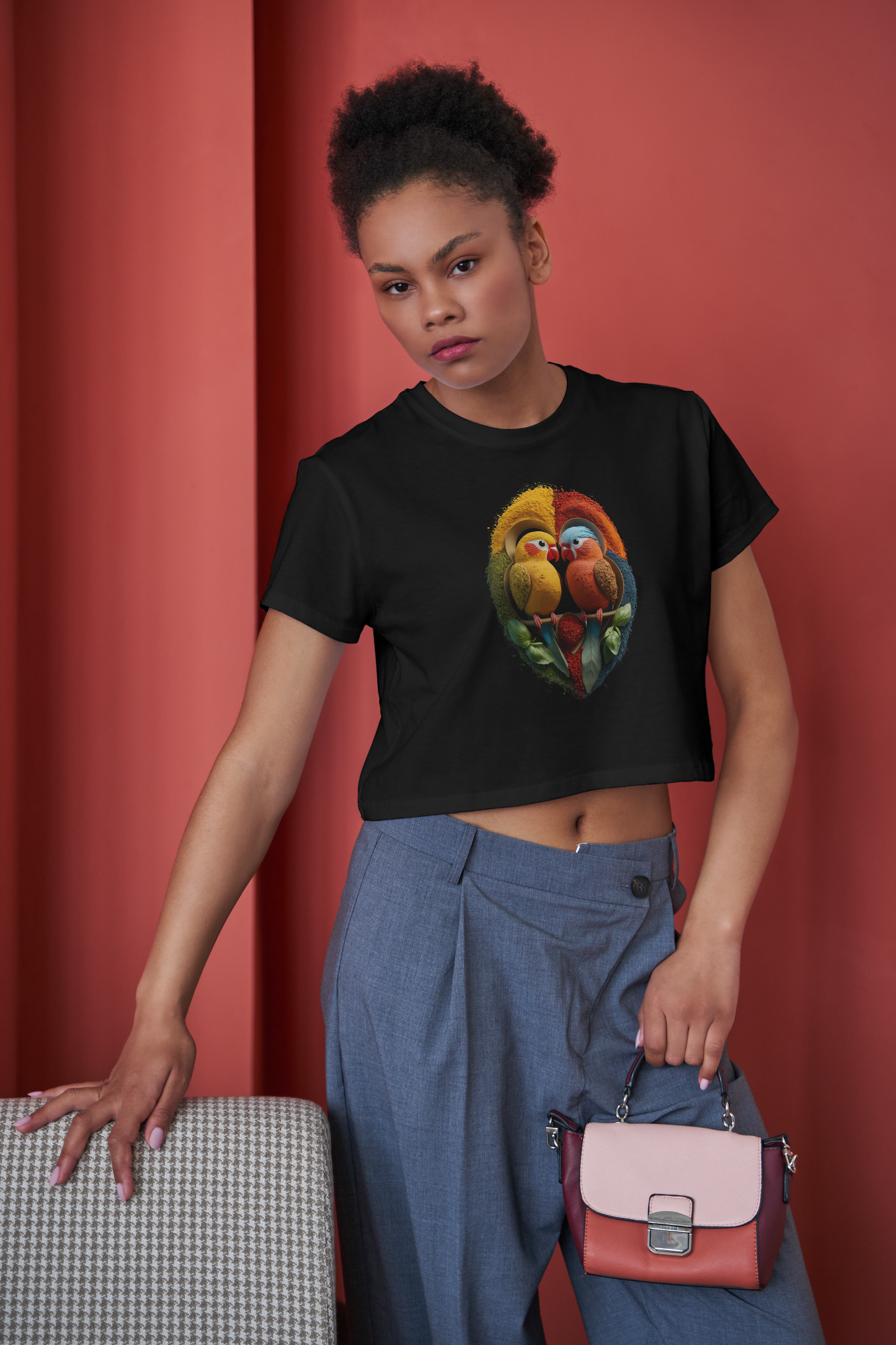 Crop Top - 2 bird