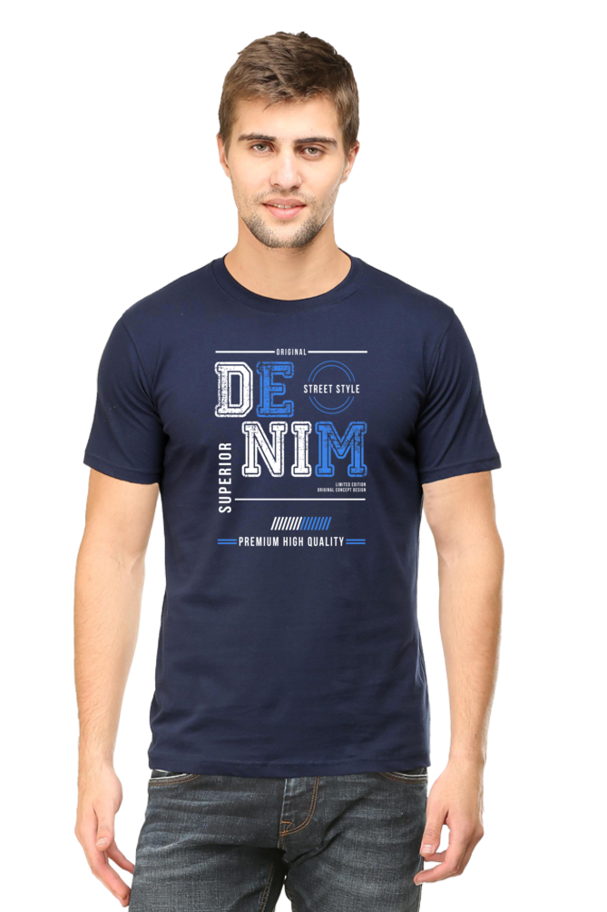 Regular T-Shirt - Denim