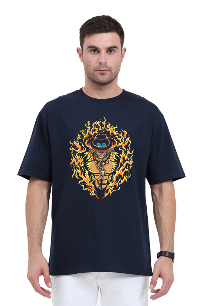 Regular Oversized T-shirt - One Piece - Ace 2