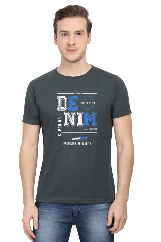 Regular T-Shirt - Denim
