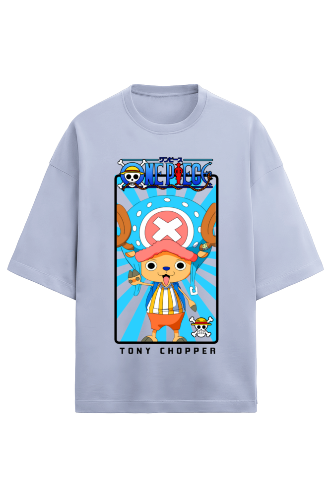 Terry Oversized T-shirt - One Piece TONY CHOPPER (FRONT)