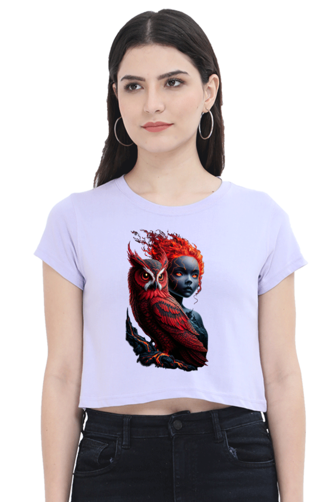 Crop Top - Owl Girl