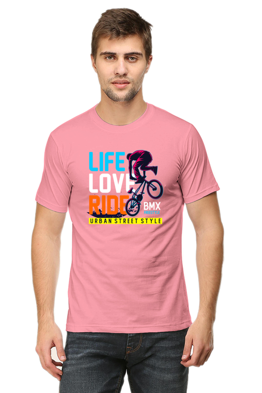 Regular T-Shirt - Life Love Ride