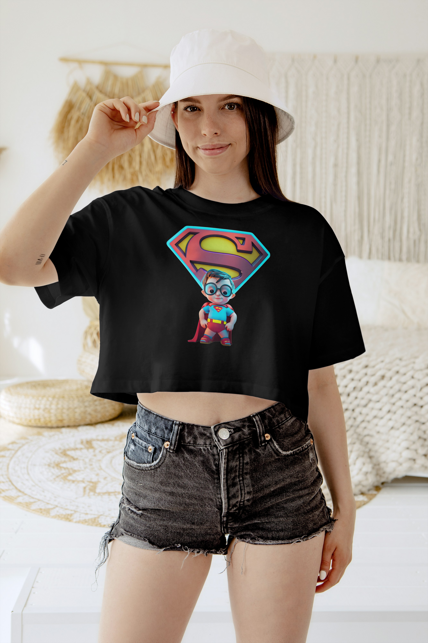 Crop Top - superman