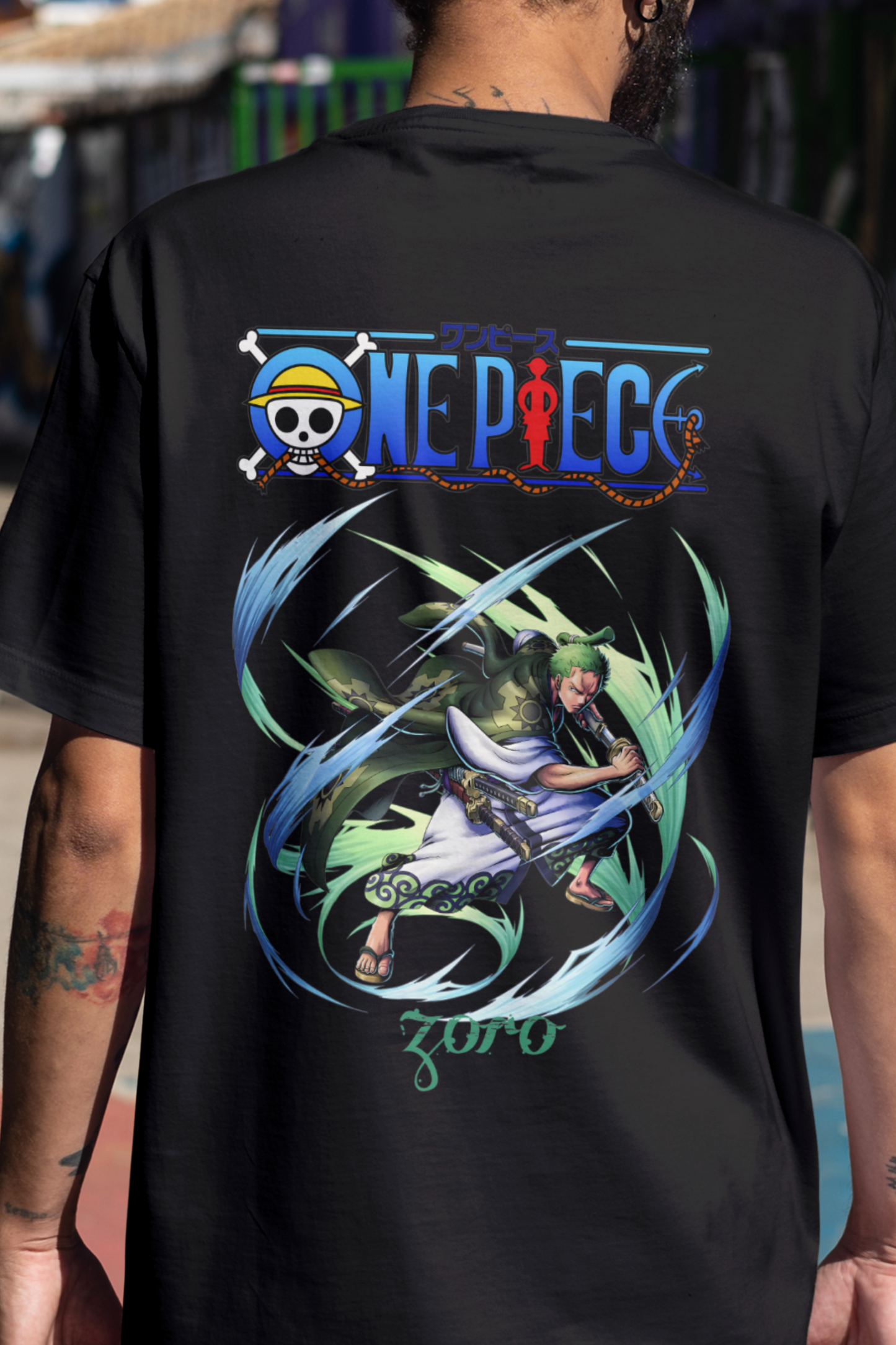 Terry Oversized T-shirt - One Piece ZORO