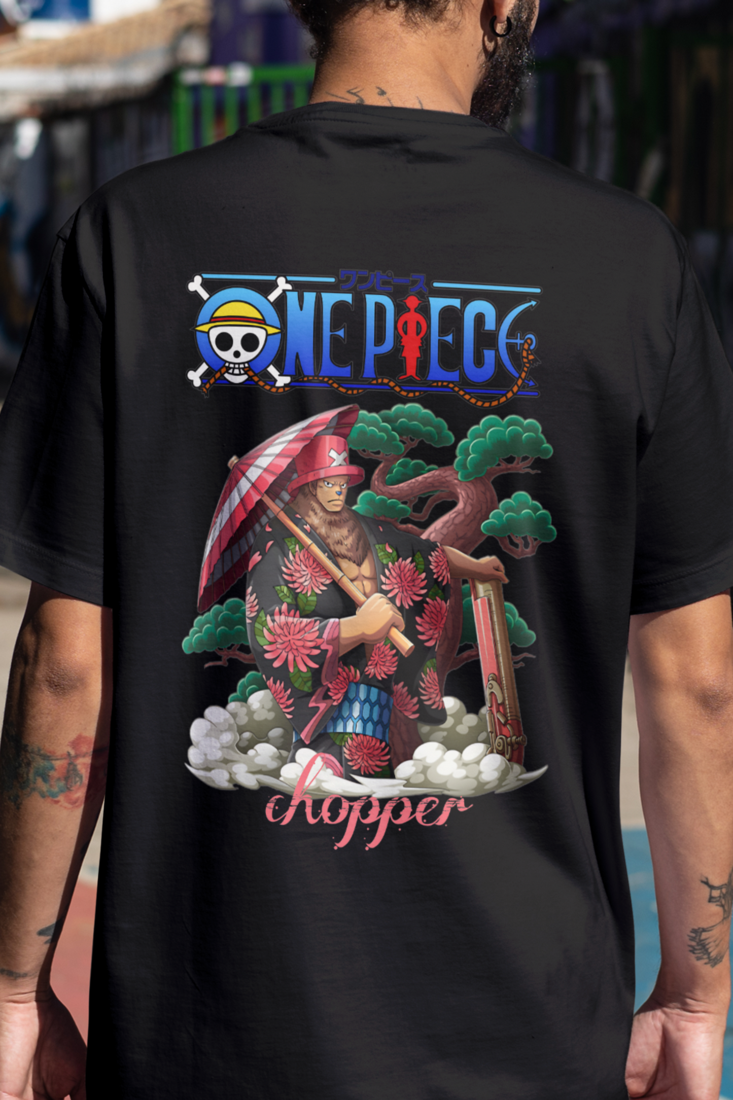Terry Oversized T-shirt - One Piece CHOPPER 01