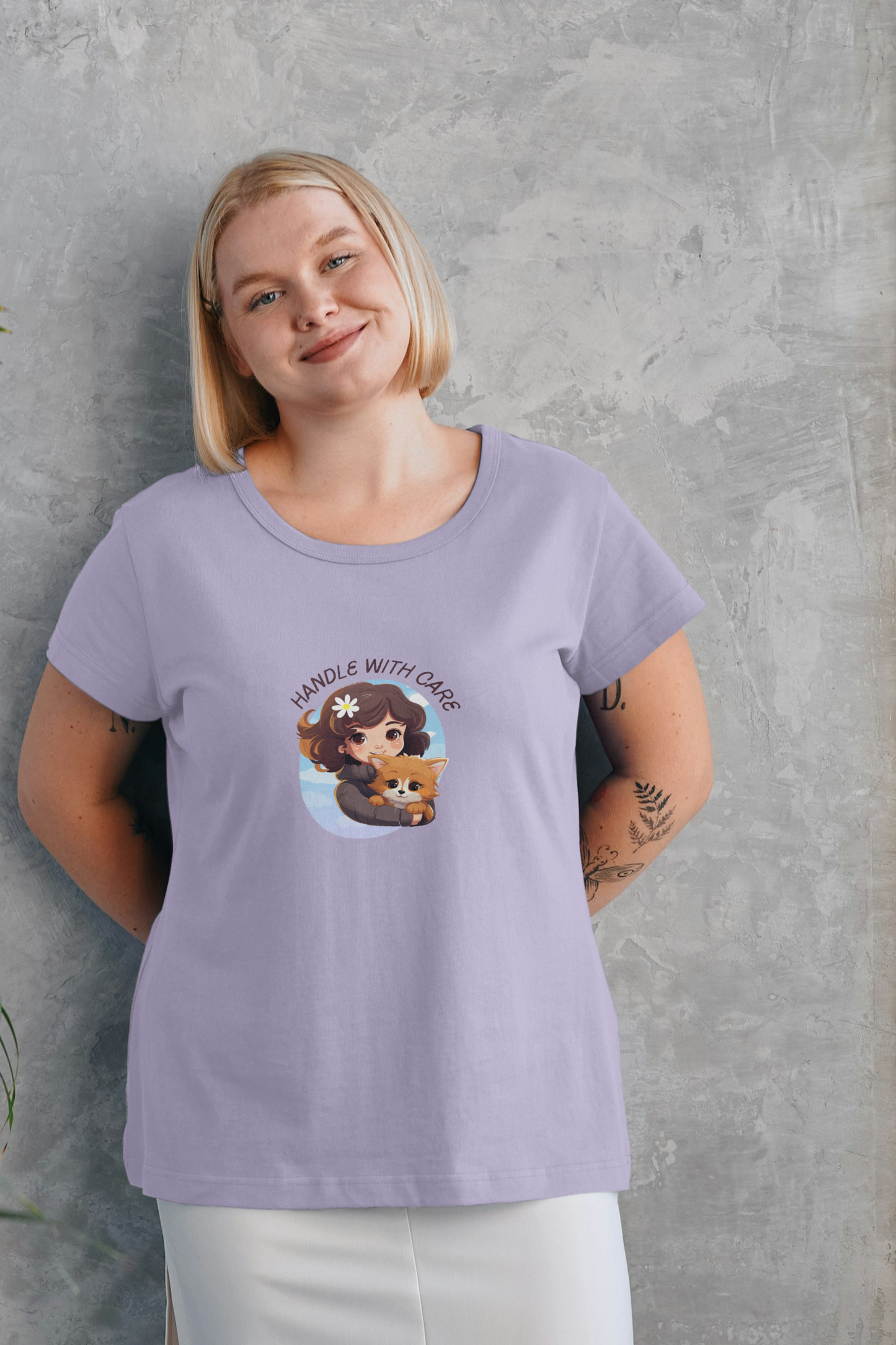 Regular T-Shirt - handle with care
