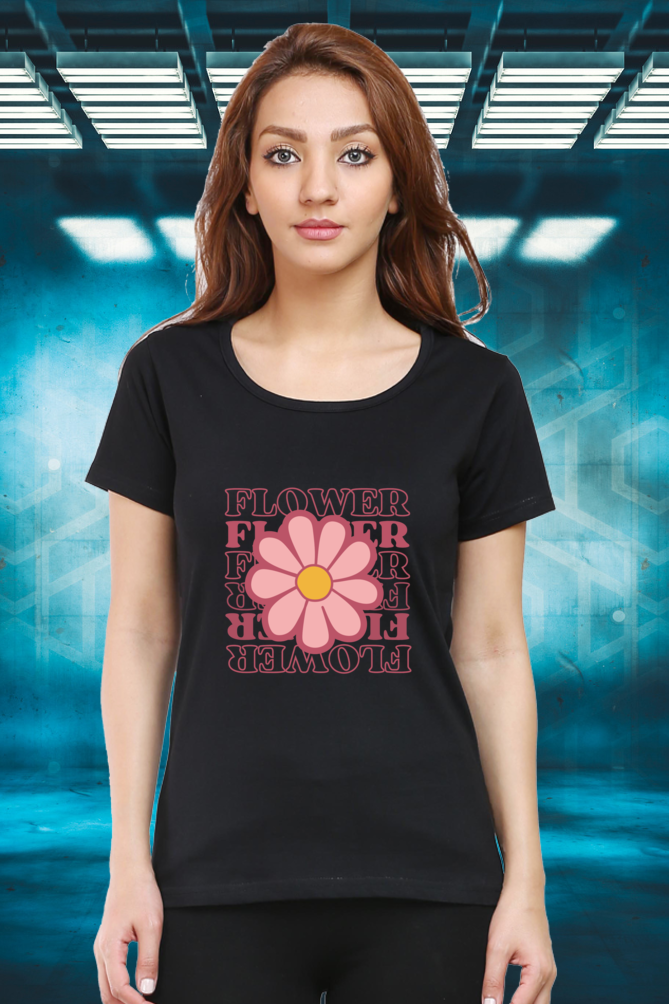 Regular T-Shirt - flower