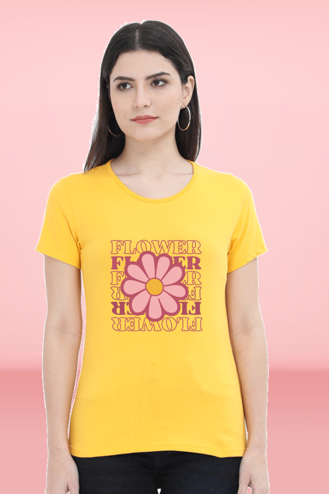 Regular T-Shirt - flower