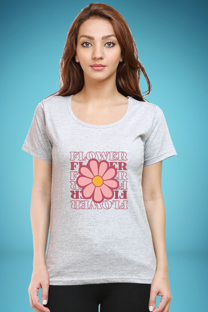 Regular T-Shirt - flower