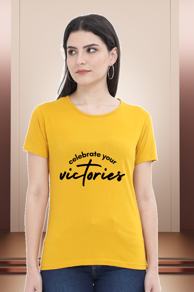 Regular T-Shirt - celebrate your victories