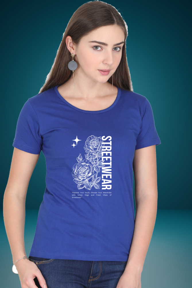 Regular T-Shirt - streetwear rose