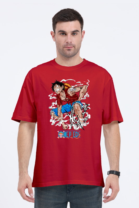 Regular Oversized T-shirt - One Piece - Luffy 12