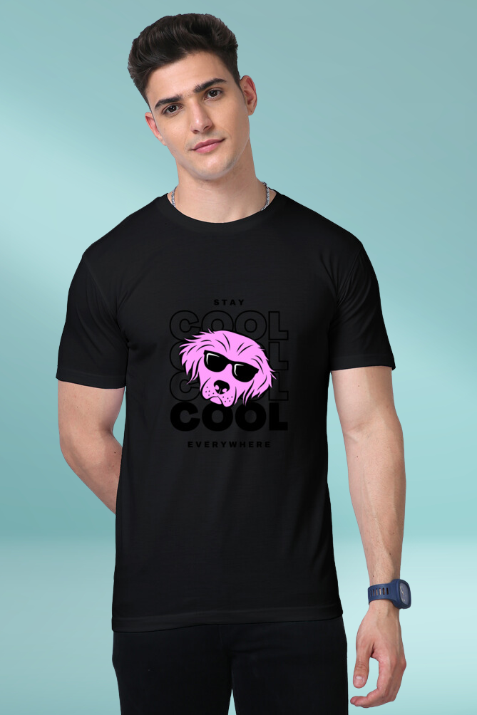 Premium T-Shirt - stay cool dog pink