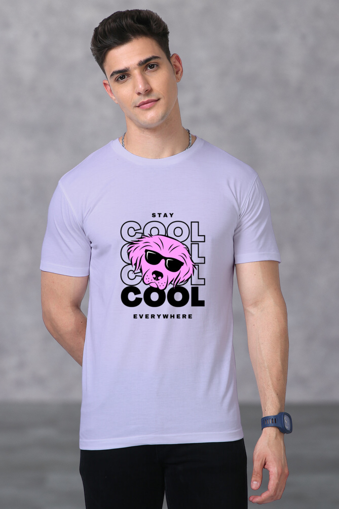 Premium T-Shirt - stay cool dog pink