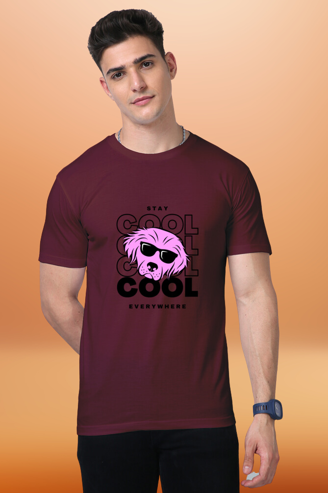 Premium T-Shirt - stay cool dog pink