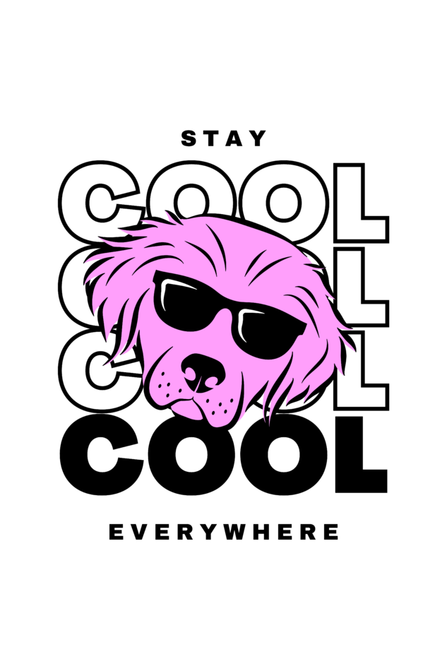 Premium T-Shirt - stay cool dog pink