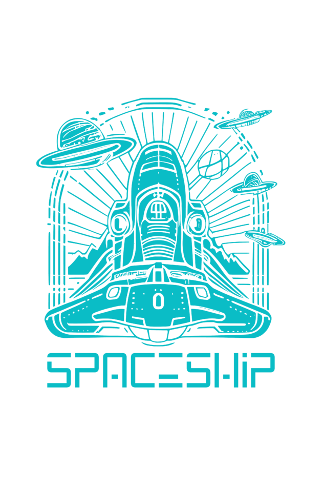 Premium T-Shirt - spaceship