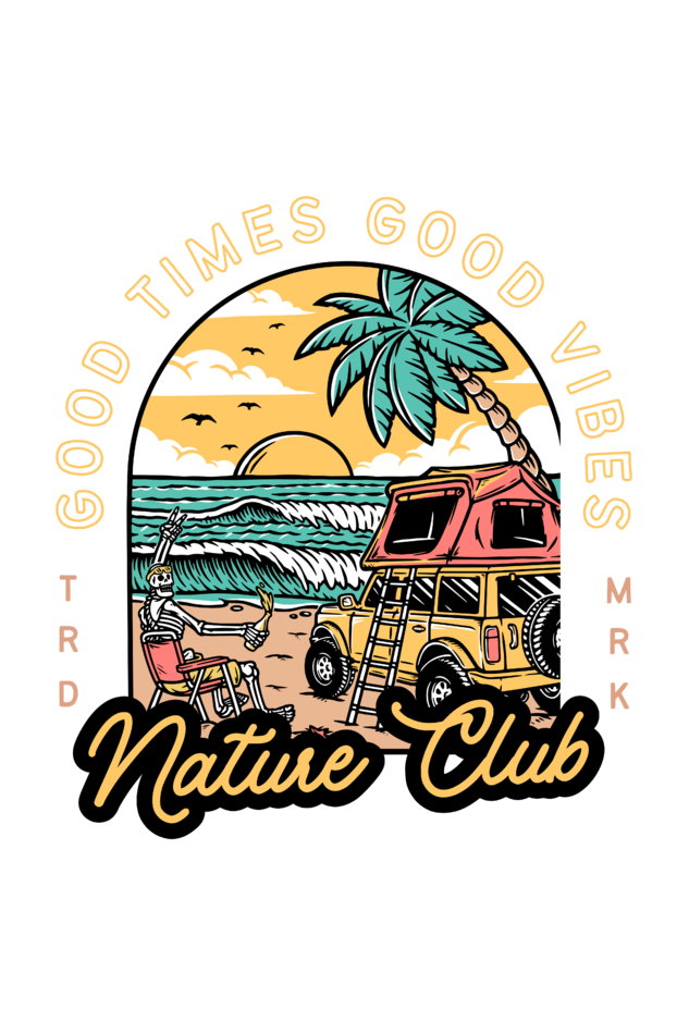 Regular T-Shirt - good time good vibe