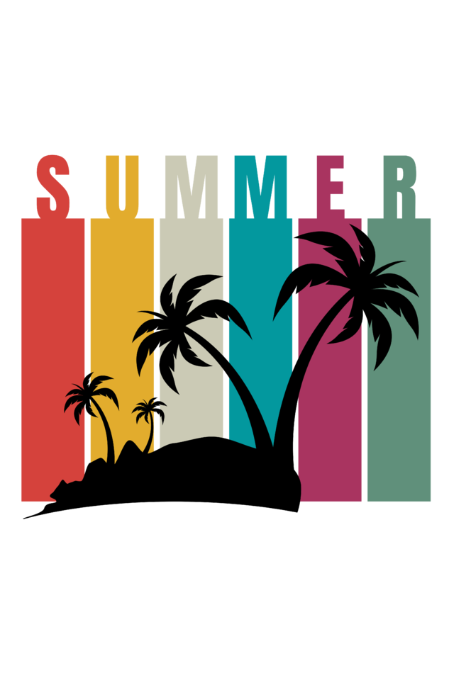 Regular T-Shirt - summer with 6 colour