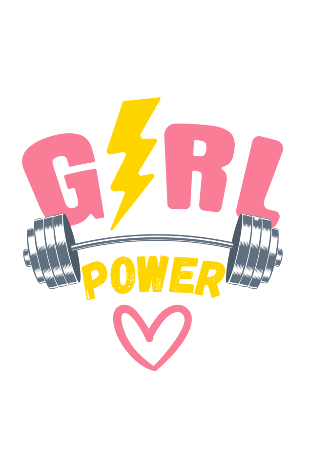 Regular T-Shirt - girls power gym