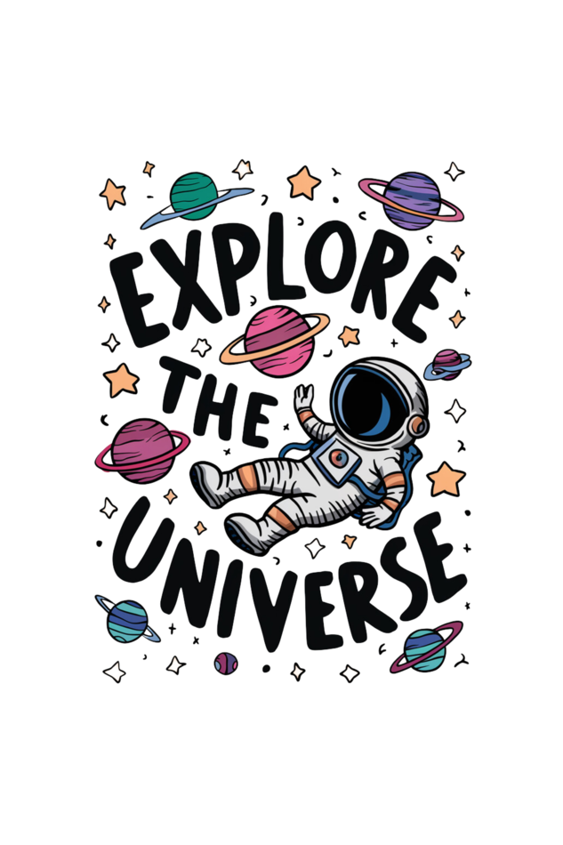 Regular T-Shirt - EXPLORE THE UNIVERSE