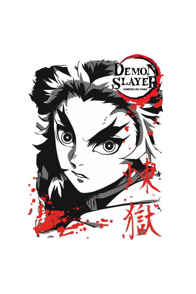 Regular Oversized T-shirt - One Piece DEMON SLAYER-12