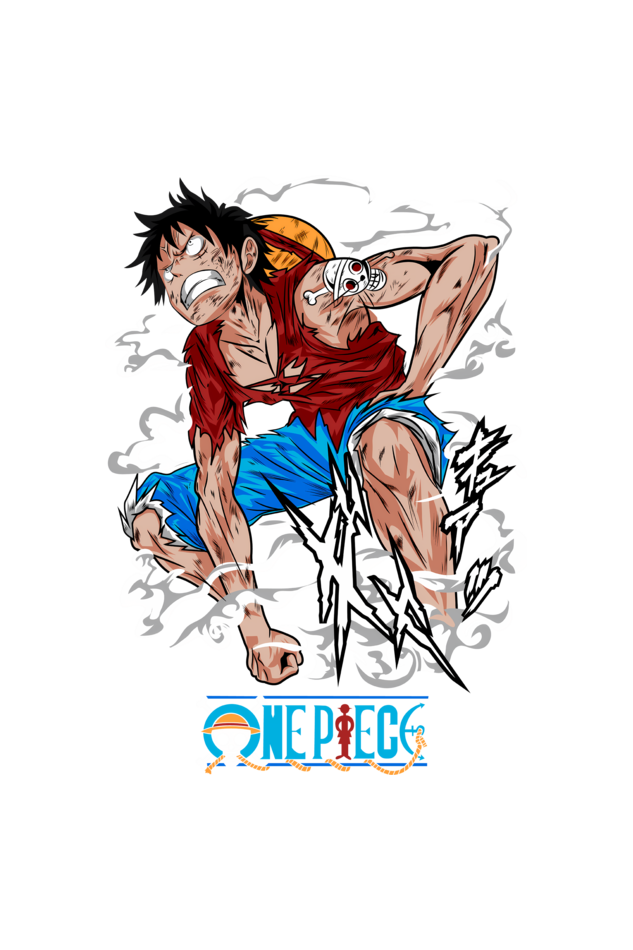 Regular Oversized T-shirt - One Piece - Luffy 12