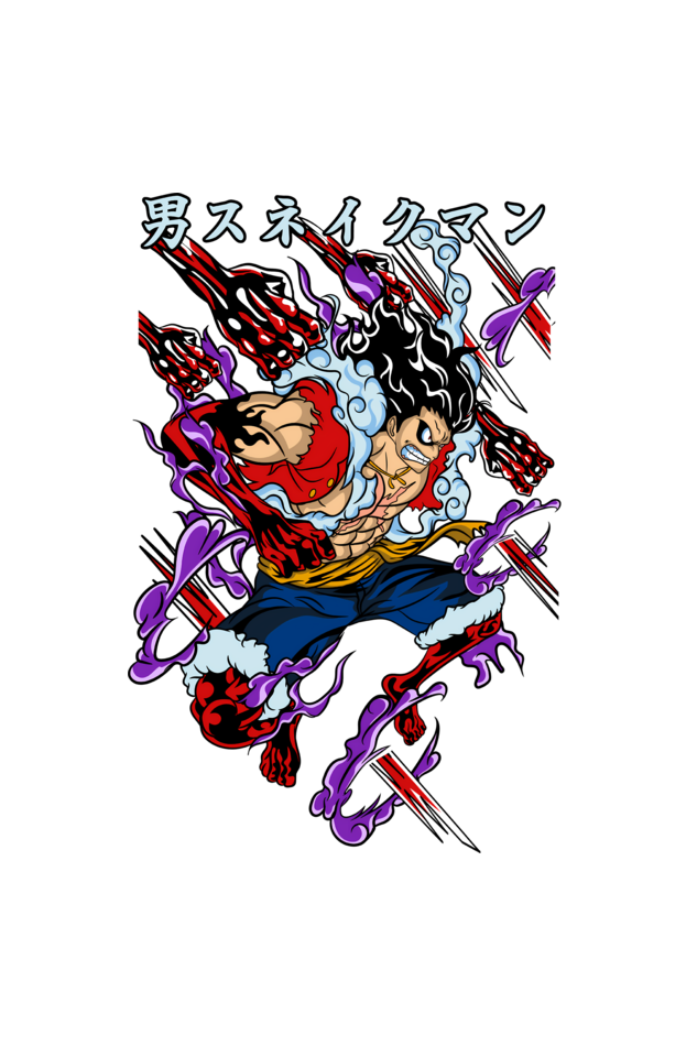 Regular Oversized T-shirt - One Piece - Luffy 13