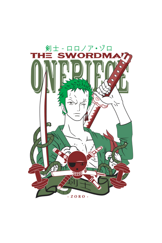 Regular Oversized T-shirt - One Piece - Zoro 3