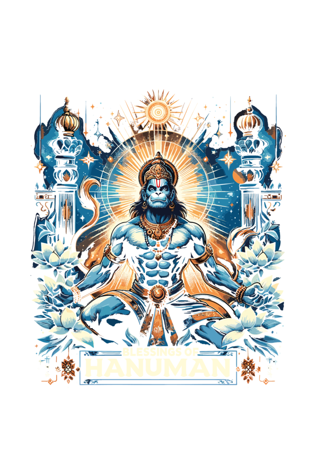 Regular T-Shirt - Blessings of Hanuman