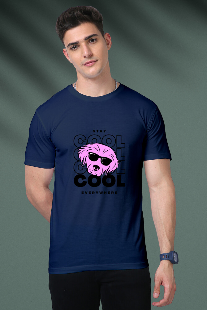 Premium T-Shirt - stay cool dog pink