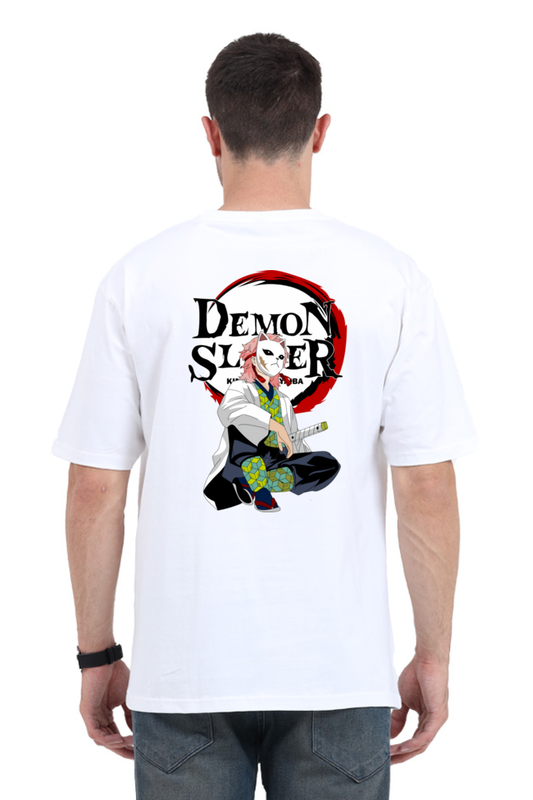 Regular Oversized T-shirt - One Piece DEMON SLAYER-08