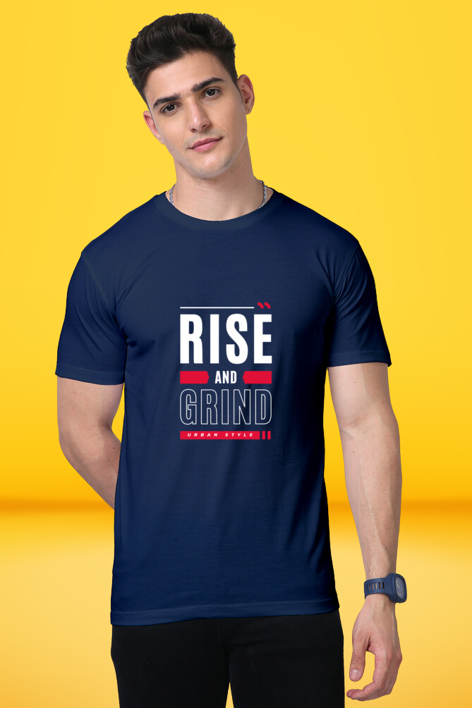 Premium T-Shirt - rise and grind-red