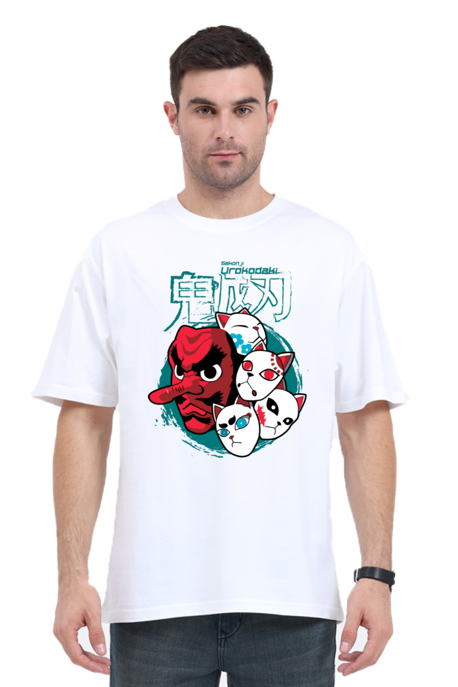 Regular Oversized T-shirt - One Piece DEMON SLAYER-17