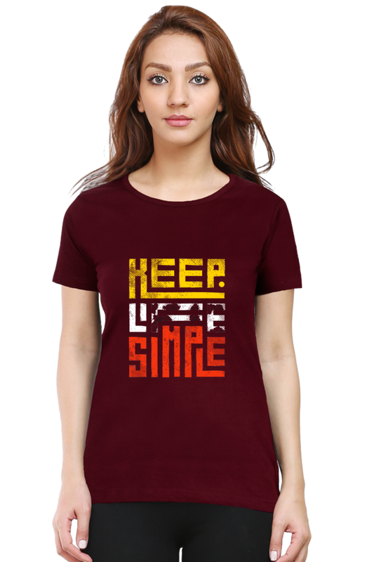 Regular T-Shirt - KEEP LIFE SIMPLE