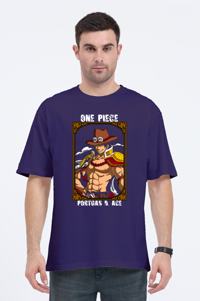 Regular Oversized T-shirt - One Piece - Ace