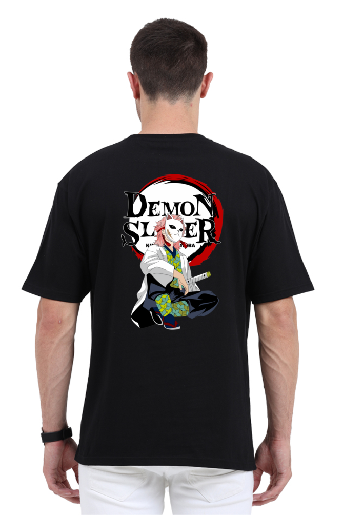 Regular Oversized T-shirt - One Piece DEMON SLAYER-08