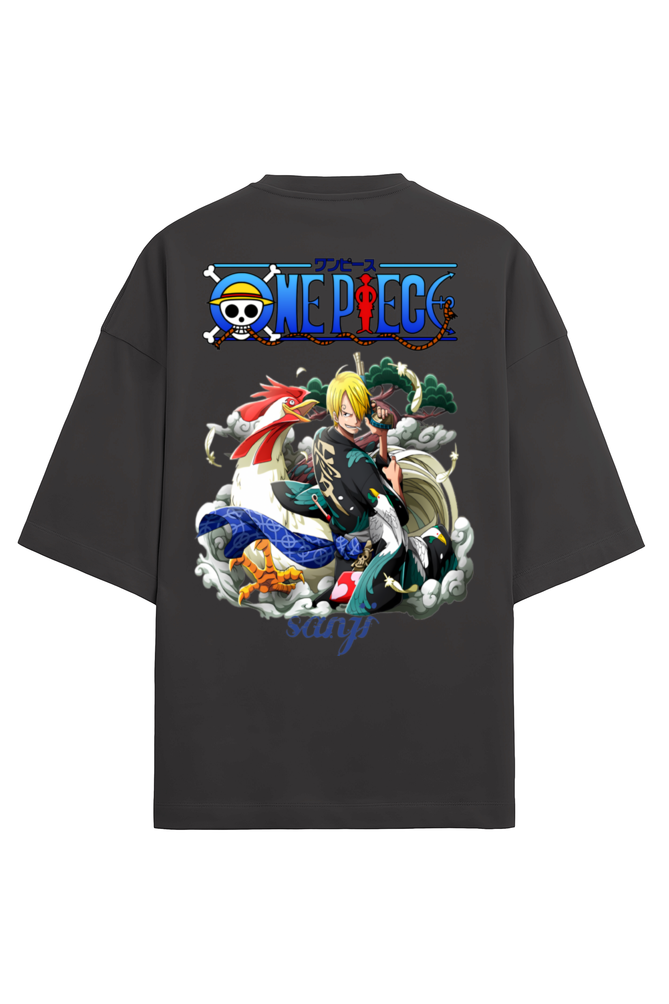 Terry Oversized T-shirt - One Piece SANJI