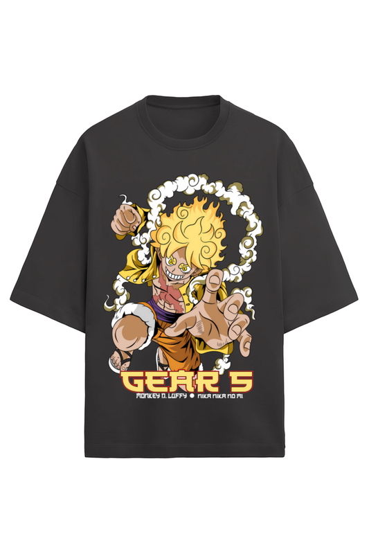 Terry Oversized T-shirt - One Piece- Gear5