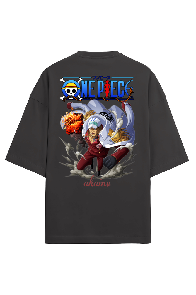 Terry Oversized T-shirt - One Piece AKAINU